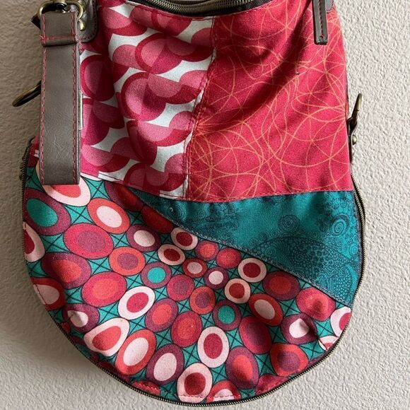 Desigual Boho Patchwork Crossbody Bag - Picture 6 of 10